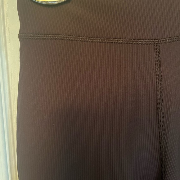 Old Navy High Rise Brown Ribbed Flares - Picture 2 of 2